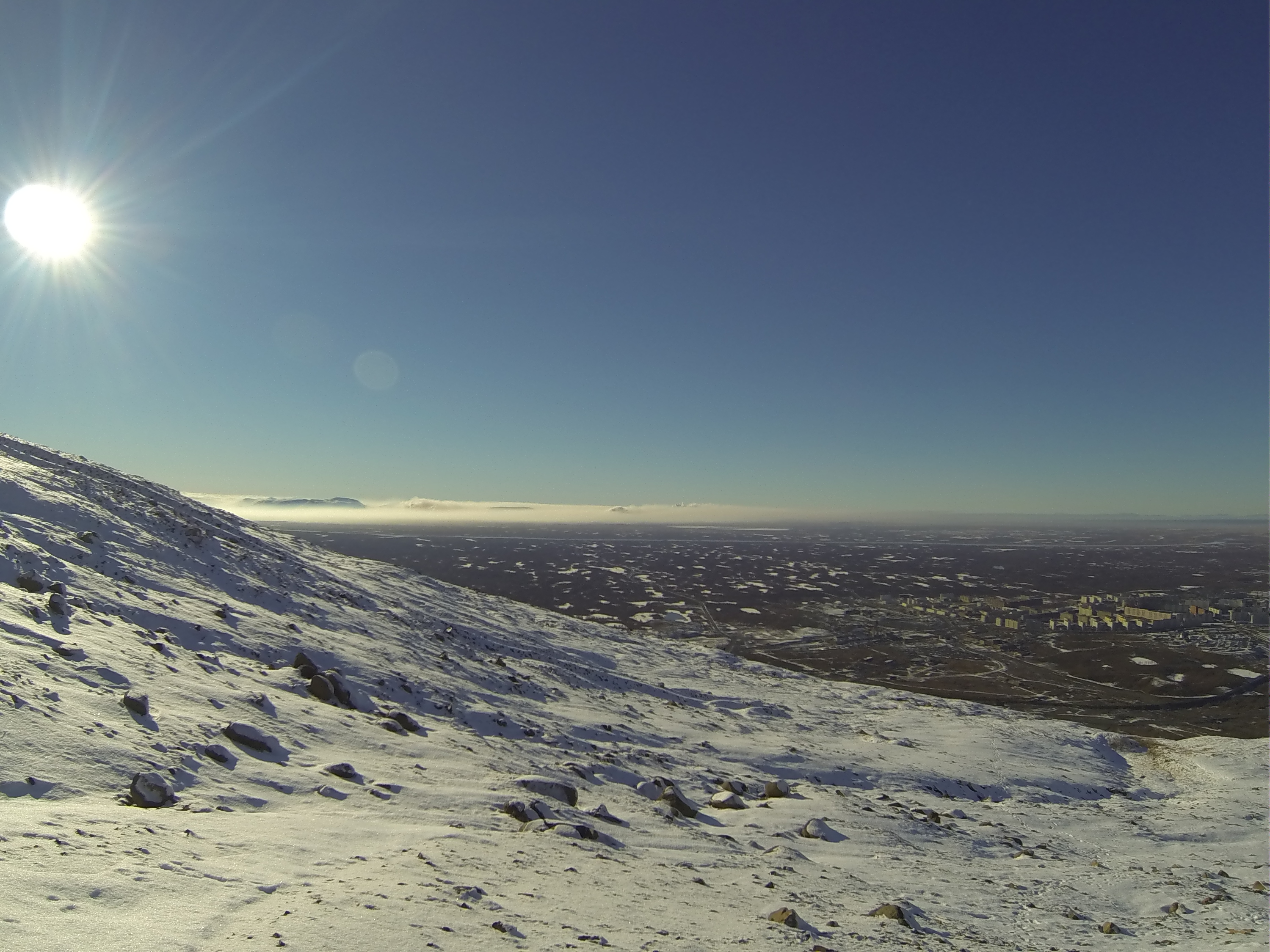 Вид с вершины горы